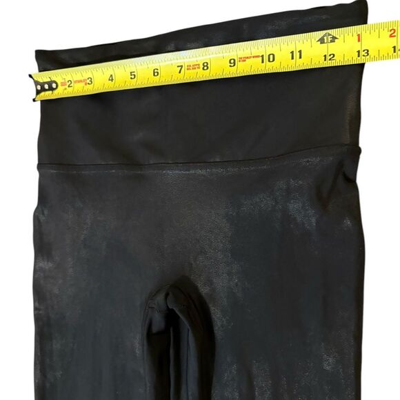 Spanx Faux Leather Leggings Womens Size Large In Black - Picture 7 of 8